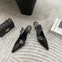 Bolsa de tacón fino puntiagudo sandalias de cabeza de las mujeres usan nuevo trasero francés versátil boca vacía poco profunda zapatos individuales zapatos de mujer - details 30