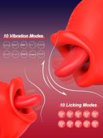Leten-vibrador de lengua para mujer, juguetes para lamer pezones, estimulador de clítoris, masajeador erótico, juguete sexual, masturbador femenino - details 1