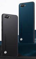 Funda de Lujo de Cuero PU para Honor 10 Cubierta Trasera Mate de Silicona a Prueba de Golpes - details 0