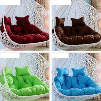 Cojín de Silla de Doble Asiento para Columpio de Huevo sin o con Relleno Cubierta Redonda Desmontable de Papasan para Casa y Patio - details 2