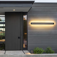 YNL Lámpara de Pared LED Moderna para Exteriores Impermeable IP67 Luz de Pared Larga de 110V 220V - details 27