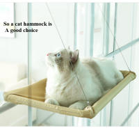 Hamaca de Ventana para Gatos Percha de Solación con Diseño Oscilante Instalación sin Taladro en Vidrio/Balcón Cama de Mascota Duradera para Relaxar - details 3