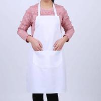 Delantal blanco fácil de usar cocina de moda y comedor unisex con bolsillos - details 6