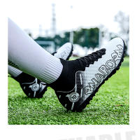 Zapatos de fútbol TF/FG para hombre, botas de fútbol de tobillo alto para niños pequeños, hierba antideslizante para exteriores, zapatillas de entrenamiento Multicolor, nuevas - details 26