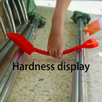 Pala de Playa de Madera para Niños Punta de Acero Inoxidable Plástico Engrosado - details 4