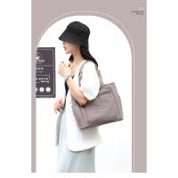 Bolso de mujer casual nuevo bolso de madre portátil de hombro de tela de nylon de color sólido informal de gran capacidad - details 1