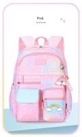 Mochila escolar arcoiris para niñas,Bonita mochila escolar,Regalo para estudiantes de primaria,Mochila escolar infantil - details 14
