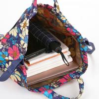 Mochila con cordón impermeable, bolsa de almacenamiento de nailon con estampado, plegable, Simple, para viaje - details 7
