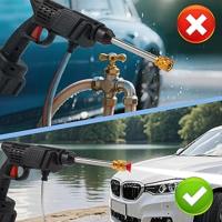 Power Blaster Plus Pressure Washer Cordless Portable Electric High Pressure Water Spray