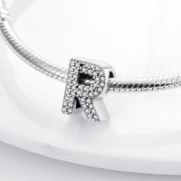 LAZA-abalorio de plata de ley 925 con 26 letras del alfabeto, abalorio de A-Z con nombre, compatible con Pulsera Original, collar, colgante, regalo de joyería - details 105