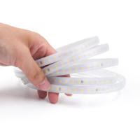 Tira de luces LED con interruptor, 220V, enchufe europeo, 2835, 120LED/m, cinta LED impermeable, 3000K, 4000K, 6000K, lámpara para exteriores - details 12