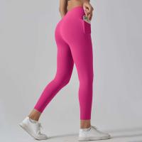 Hmidou-mallas de gimnasio con bolsillos para mujer, pantalones de Yoga, Fitness, cintura alta, Control de barriga, correr, entrenamiento - details 24