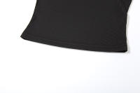 BUNO-chándales informales para Mujer, conjunto de 2 piezas, chalecos cortos elásticos con cuello en U y pantalones cortos acanalados, ropa deportiva concisa para gimnasio - details 78