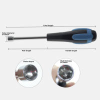 Destornillador de llave hexagonal de acero al carbono, destornillador de tuerca hexagonal para herramientas manuales fáciles de hacer - details 2