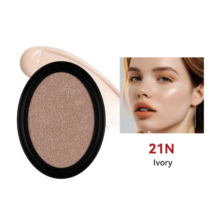 Recambio de base de cojín resistente al agua para base de cobertura tirtir, maquillaje coreano, crema Bb, crema tonificadora a prueba de agua - 1