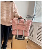 Bolsa deportiva para fitness Separación en seco y húmedo para mujer Ligero de gran capacidad Portátil Bolsa de viaje de corto recorrido Bolsa de equipaje independiente para jaula de zapatos - details 32