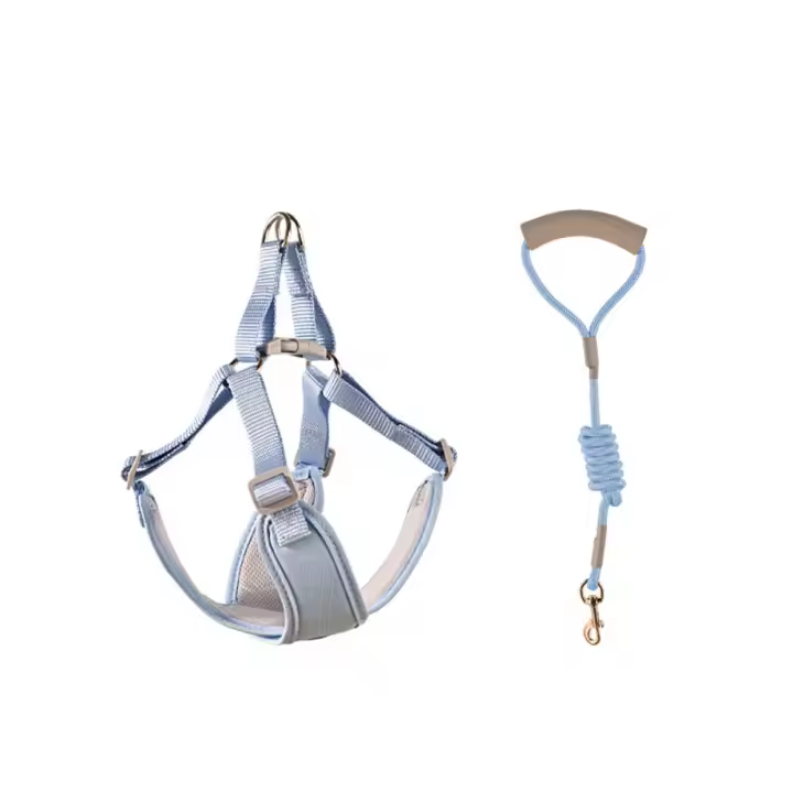 Arnés para perro en forma de X, chaleco suave y transpirable, correa para el pecho para mascotas, suministros de tracción ajustables Anti Escape para perros al aire libre - 1