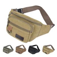 Bolso de pecho, riñonera de lona, ​​bolso con cinturón para hombre y mujer, bolso de viaje a la moda, bolso para teléfono, bolsillo, bolso de cadera, riñonera para hombre - details 2