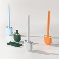 Escobillas de baño y Portaescobillas de Inodoro, Cepillo y Soporte para WC, Silicona, eficiencia profesional, limpieza profunda - details 10