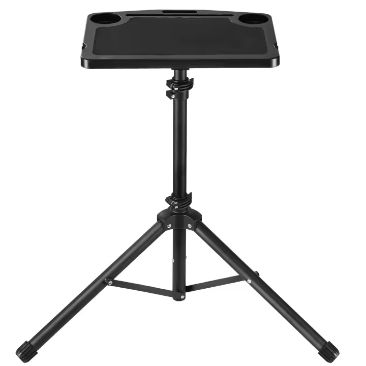 SucceBuy Escritorio de Ciclismo, Entrenador de Bicicleta Ajustable Plegable Estacionario y Escritorio para Caminadora con Soporte Triangular - 1