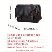Bolso de negocios para hombre, bolso bandolera de gran capacidad, bolso de hombro, bolso mensajero - details 0
