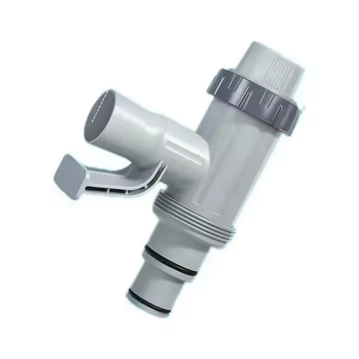 Adaptador de manguera para piscina sobre el suelo, adaptador de manguera para piscina con válvula de émbolo, 2 uds. - 1