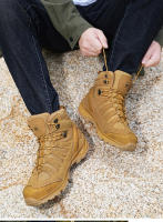 Botas de entrenamiento de combate tácticas para hombre, zapatos de senderismo de respuesta rápida antidesgaste para acampar al aire libre, zapatillas de pesca y caza - details 16