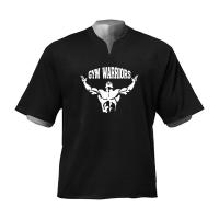 Camiseta de Verano Deportiva de Algodón para Hombres Cuello en V, Talla Grande, Moda Casual, Tendencia Fitness - details 11
