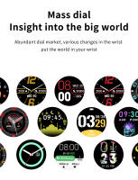 Relojes mujer inteligentes frecuencia cardíaca presión arterial Bluetooth exterior deporte hombre reloj - details 7