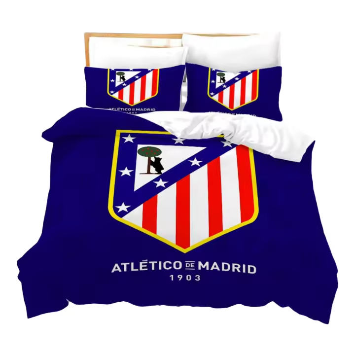 Juego de Cama Doble A-Atle-TicoS Cubierta de Edredón Linen Decoración Navideña Tamaño Cama Cuadrada - 1
