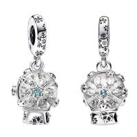 Colgante de Bola de Magia de Copo de Nieve de Plata Esterlina 925 Nueva Joyería de Verano 2024 para Pulsera y Collar - details 1