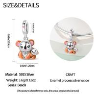 Nuevos Dijes de Plata de Ley 925 Diseño de Abrazo de Amor Zirconia Joyería de Mujer DIY Pulseras - details 12