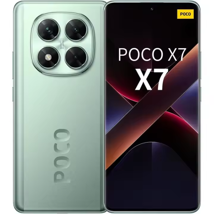 Xiaomi Poco X7 5G 4G LTE (para Tmobile Mint Tello y Global) (256GB + 8GB) Ai Curvo 6.67" 50MP Triple Cámara NFC Doble SIM Desbloqueado - 1