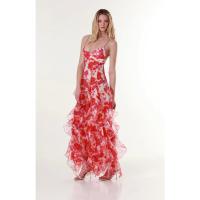 Elegante Vestido Largo de Chiffon con Estampado Moda Europea y Americana para Mujeres - details 8