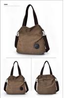 Hombro multifuncional para mujer, bolso cruzado de lona, ​​bolso de compras - details 1