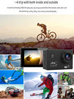 Cámara de Acción subacuática, videocámara HD 4K/30fps, resistente al agua hasta 30M, WiFi, 2,0 pulgadas, 170D, grabadora de vídeo para casco - details 3