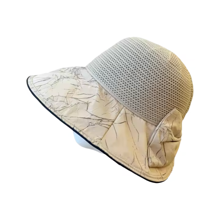 Nuevo sombrero de pescador con borde grande para mujer, protección solar, sombrero de moda con lazo, sombrero de playa transpirable a la moda - 1