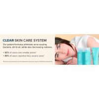 Paula's Choice CLEAR Skincare system eliminates bacteria, dirt and oil while reducing acne redness.