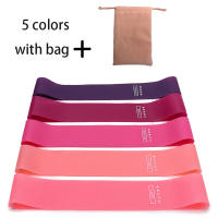 5 unids/set bandas de goma de resistencia para Yoga, bandas elásticas para culturismo, bandas de ejercicio para Pilates, cinturón expansor, equipo de Fitness - details 12