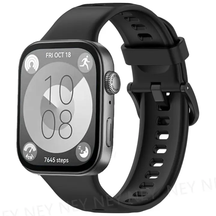Correa de reloj compatible con 3 correas deportivas, sitio web oficial 1:1, pulsera de silicona para reloj inteligente, accesorios huawei fit3 - 1