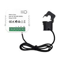 Medidor de energía con WiFi, Monitor de energía con abrazadera de transformador de corriente, KWh, 110V, 230V, 80A, Tuya Smart Life - details 0