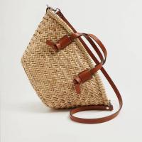 Bolsos de cesta tejidos de mimbre informales, bolsos de ratán para mujer, bolsos hechos a mano de paja de playa de verano, bolso de hombro tipo bandolera de diseñador 2024, mochila de lujo de alta gama - details 2