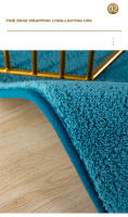 Alfombra de Terciopelo de Coral Gris Gruesa, Antideslizante, Ideal para Sofá de Estar, Dormitorio, Balcón - details 5