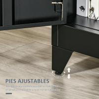 Armario de Almacenamiento Metálico Doble Puerta Ajustable para Oficina, Salón, Dormitorio - details 15