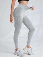 Body sin costuras para gimnasio para mujer, pantalones de yoga de secado rápido para realzar la cadera, monos deportivos con texto para correr y mujer - details 28