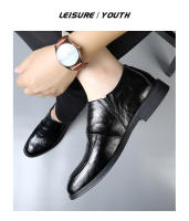 Zapatos de cuero con una sola cubierta de pedal, transpirables, de vestir, de tacón plano, pequeños, casuales, británicos. - details 18