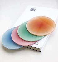 Juego de Posavasos de Acrílico Resistente a Altas Temperaturas Posavasos Transparentes Semi-Resistentes al Sol con Color de Acuario 4 Piezas - details 2