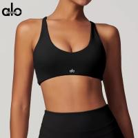 ALO yoga set con cojín sujetador chaleco ajuste desnudo sensación de elevación de cadera media running pantalones de fitness - details 9