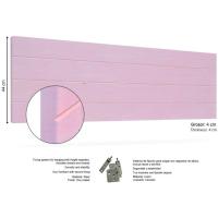 Gabo de Madera Rústico Vintage para Cama (145 x 44 cms.) Estilo Nórdico Crudo sin Pintar - details 46
