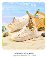 Nuevo Baotou zapatos de agujero para niños sandalias casuales de playa hueca transpirable de suela gruesa antideslizante de secado rápido uso exterior zapatos de moda - details 6